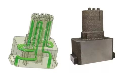 看3d打印如何助力汽车电子连接器模具冷却水路的设计优化
