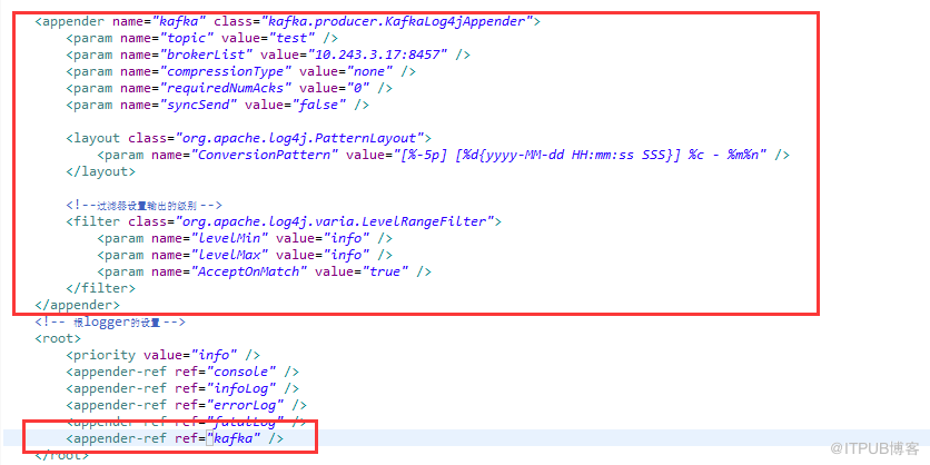 linux server.xml日志参数,Linux Log4j+Kafka+KafkaLog4jAppender 日志收集