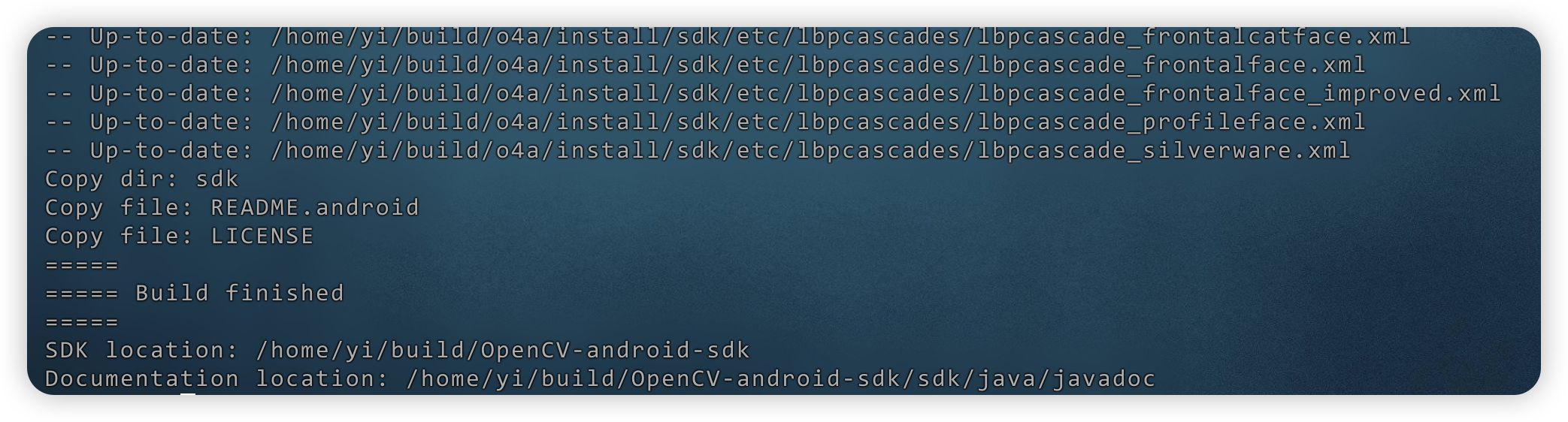 BUILD_ANDROID_PROJECTS="OFF"