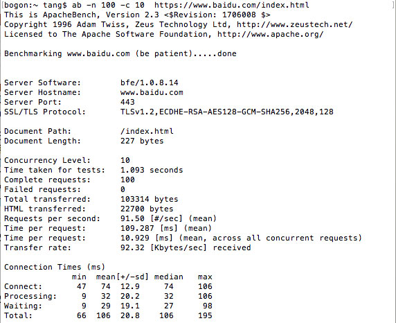 Apache下分析ab性能测试结果_测试开发