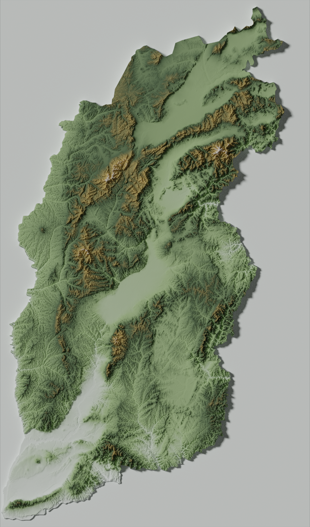 3d地形图制作教程:以山西省为例_gis技巧-csdn专栏