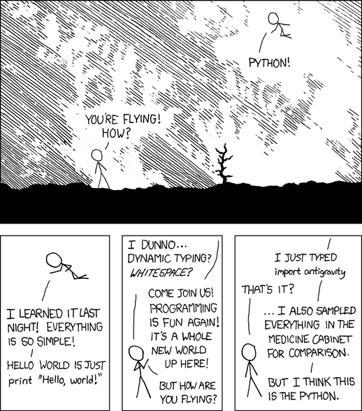 xkcd 上的 Python