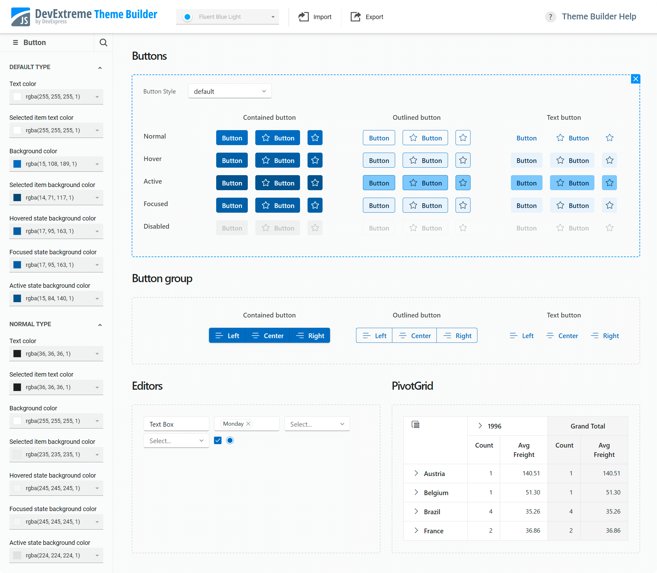 DevExtreme v23.2新版产品图集