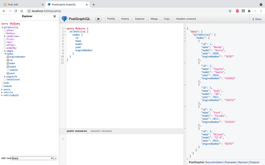 【GraphQL】PostGraphile简介