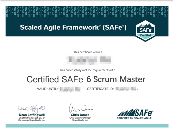 SAFe大规模敏捷认证SAFeScrumMaster  Leading SAFe6.0官方双认证班,双证培训班