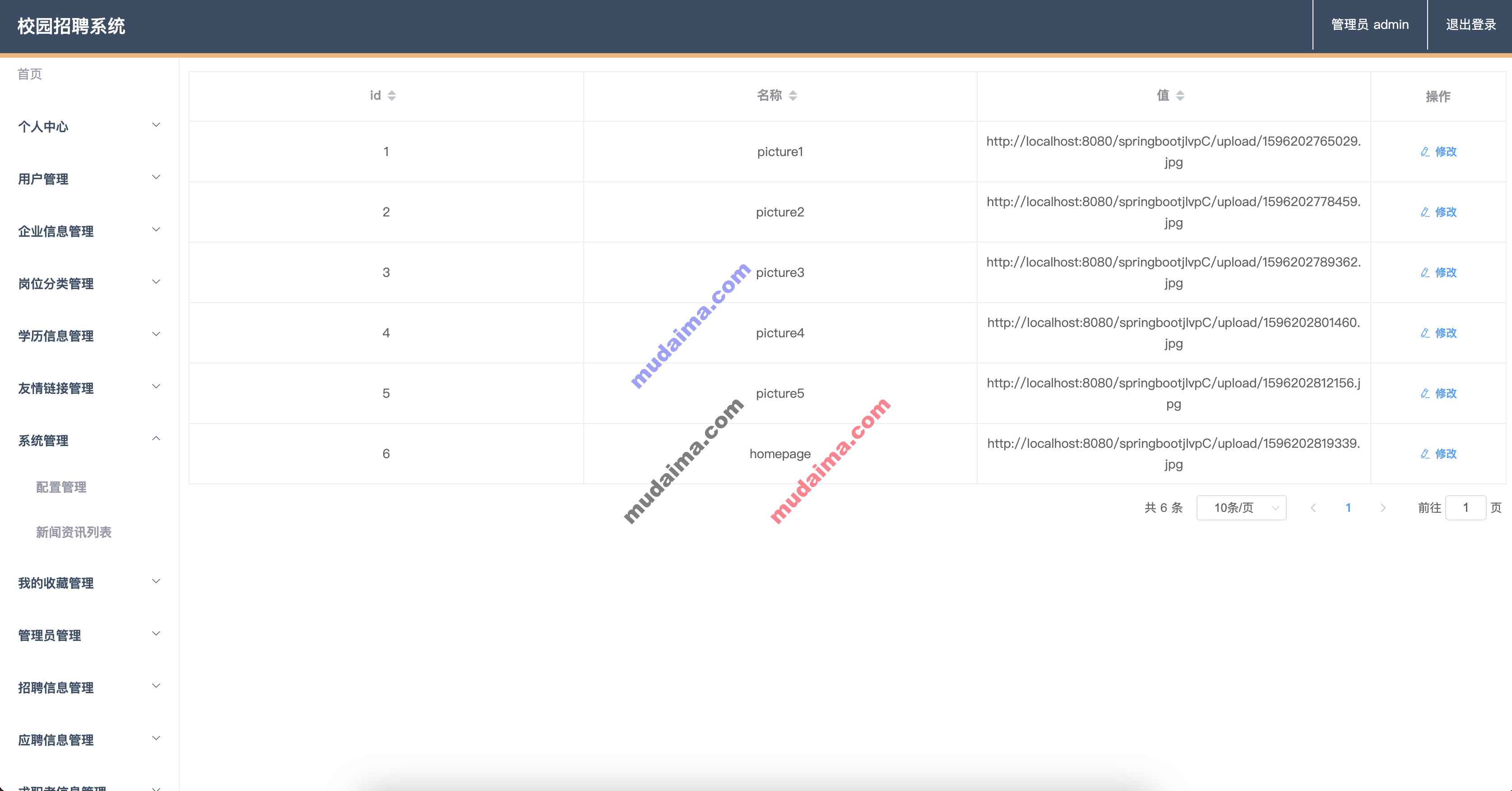 【S125】基于springboot+vue的校园招聘系统项目源码  java源码