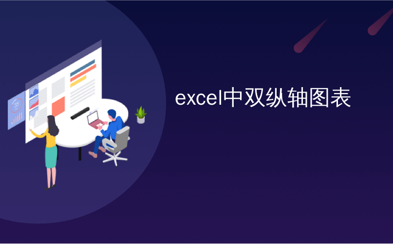 excel中双纵轴图表