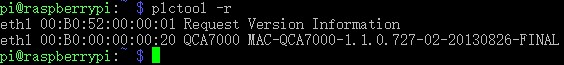 QCA7000/7005HomePlugGreenPHY模块＜树莓派开发套件＞linux驱动移植开发设计