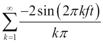 Sawtooth and triangle waves