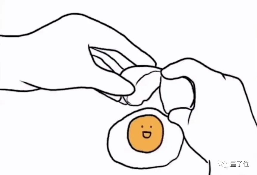 筷子夹鸡蛋简笔画图片