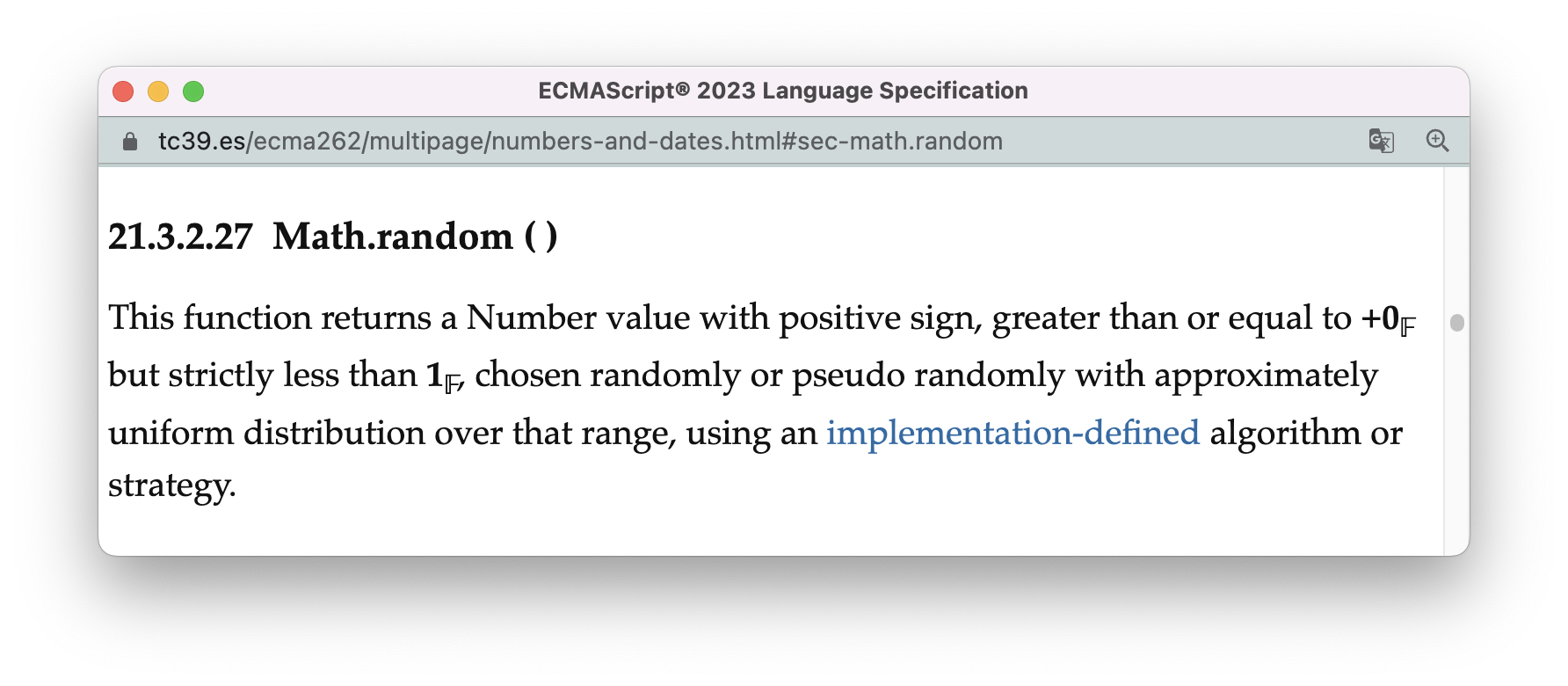 Math-random