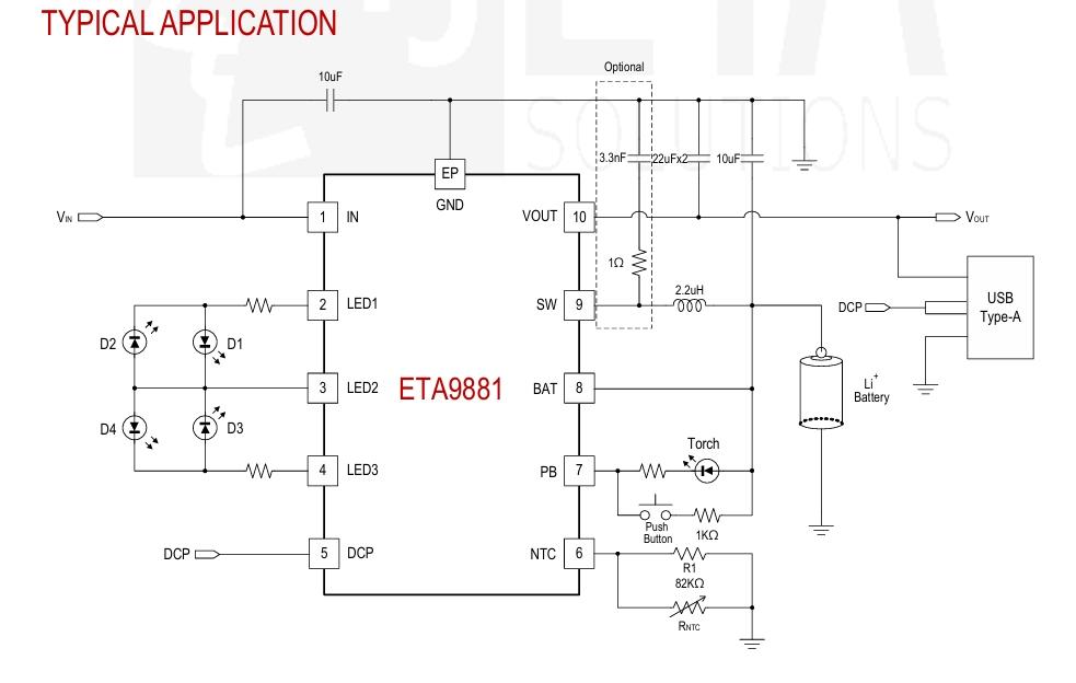 钰泰-ETA9881是多通道电源管理芯片