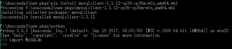 anacoda2如何连接使用mysql_Anaconda 安装 Python 库（MySQLdb）的方法-(转)