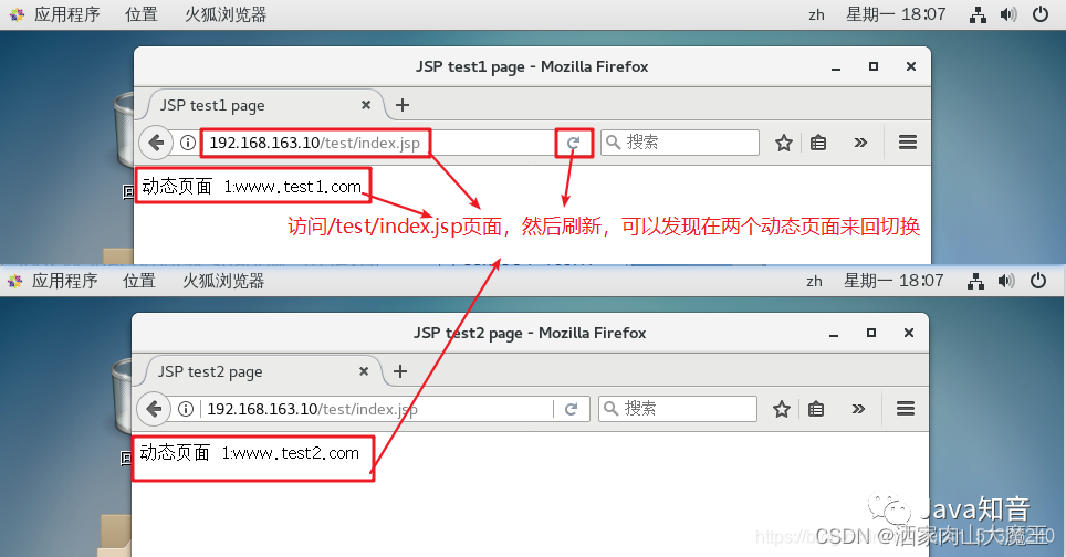 Nginx+Tomcat实现负载均衡、动静分离（脚本方法）