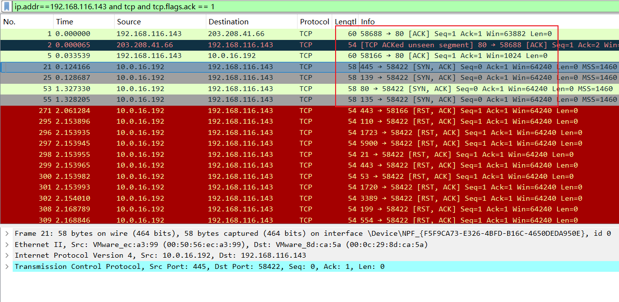 【最新】Nmap内网隐蔽扫描、高级用法【含wireshark流量分析】_nmap wireshark-CSDN博客