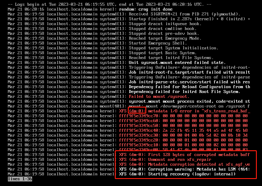 VMware：启动Centos7报Entering emergency mode. Exit the shell to continue-CSDN博客