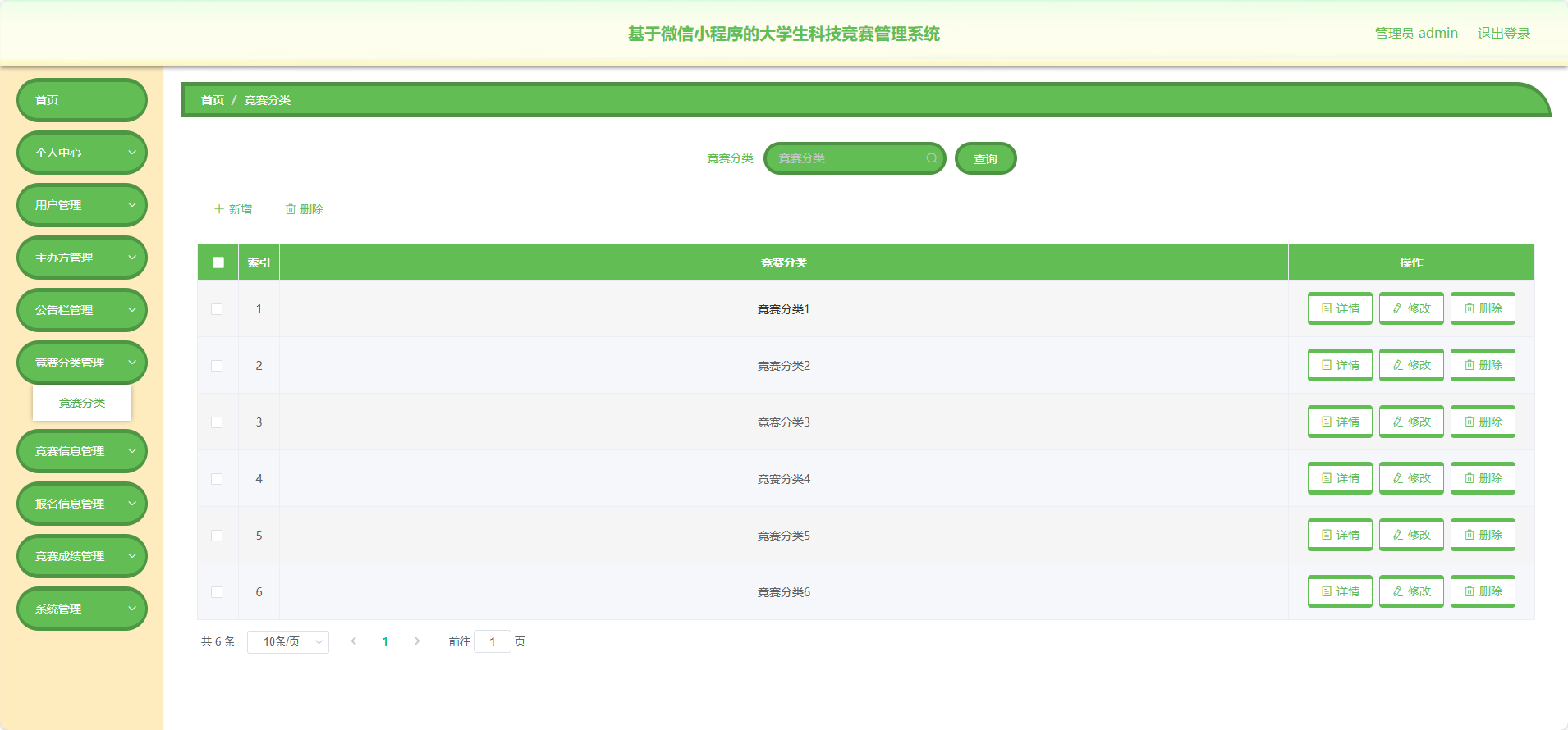 管理员-竞赛分类