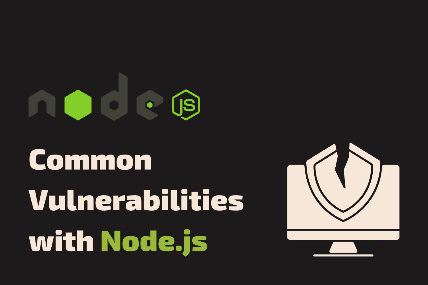 <span style='color:red;'>Node</span>.js 的 5 个常见服务器<span style='color:red;'>漏洞</span>