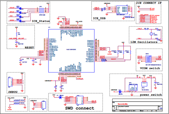 差补知识点1:nu-link-me 原理图分析:下图是从新塘官网down下来的nu