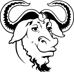 246px-Heckert_GNU_white.svg