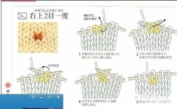 鱼鳞纹毛衣编织图解图片