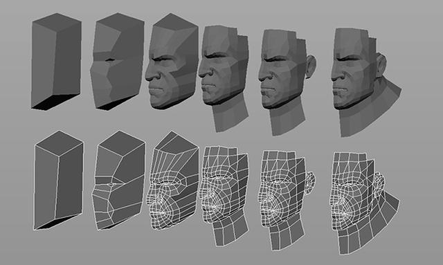 人臉掃描建模新手必看3d建模設計知識點