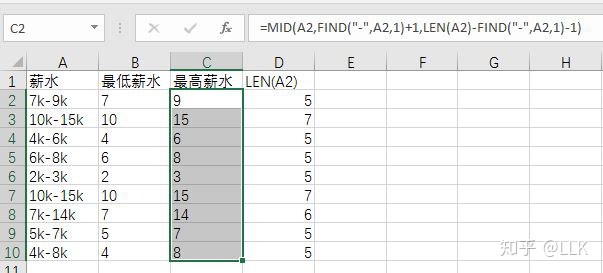 截取字符串的函数_常用的Excel函数