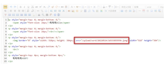HTML编辑器粘贴word图片且图片文件自动上传功能