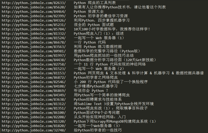 python中data.find_all爬取网站为空列表_抓取1400篇Python文章后的故事（内附高质量Python文章推荐）...