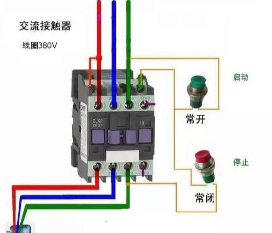 cjx21201接触器接线法图片