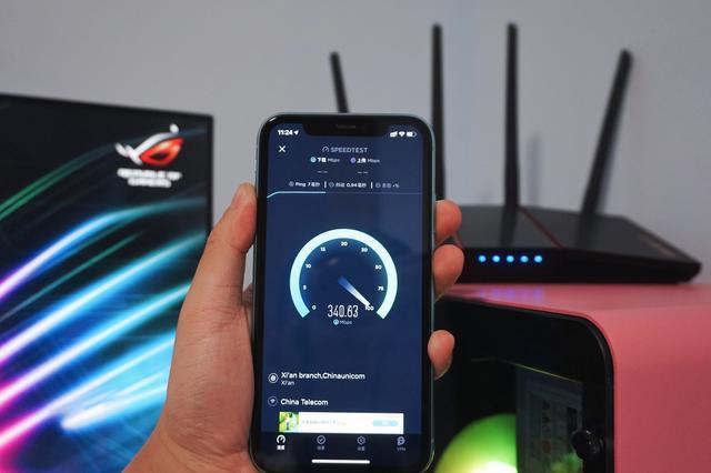 ax56u熱血版在wifi信號質量和抗干擾強度強度上表現都非常出色,要優於