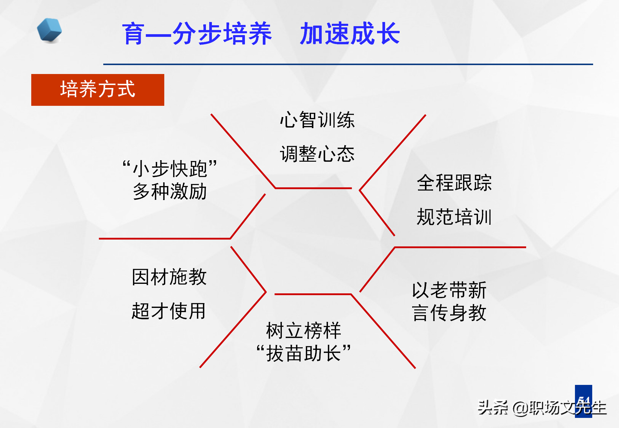 团队梯队人才培养模型60页人才梯队建设与人才培养果断收藏