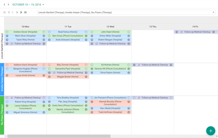 DevExpress ASP.NET Scheduler产品图集