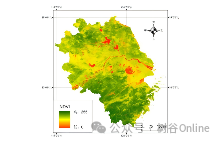 长三角月度10m植被指数（NDVI) 数据集（2019-2023年）