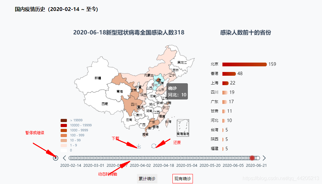 新冠实时疫情地图图片