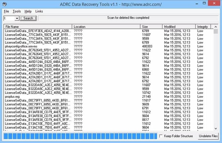 ADRC 恢复工具