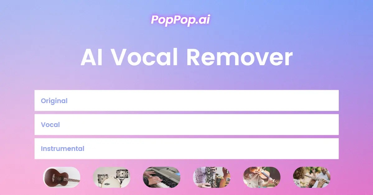 PopPop AI Vocal Remover 