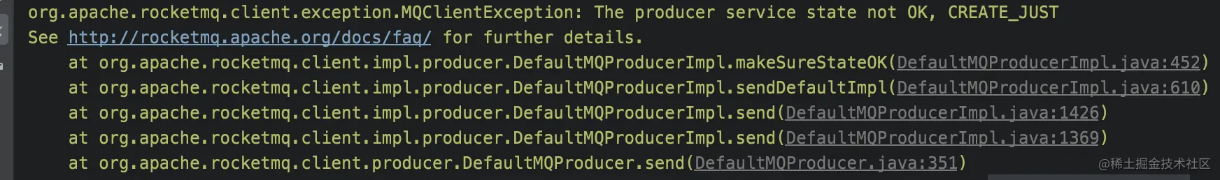 RocketMQ中生产者发消息前为啥一定要调用start()方法？