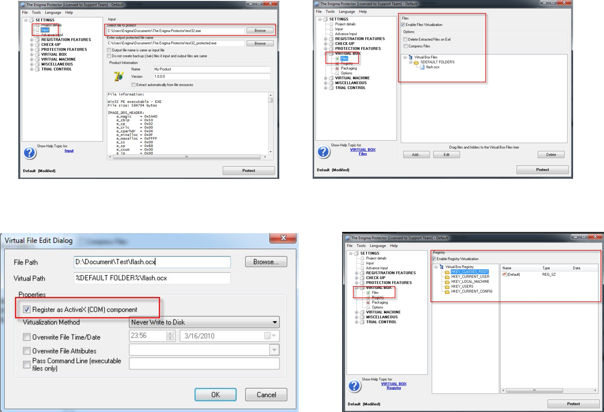 使用 Enigma Protector 无需管理员权限即可注册 ActiveX/COM 组件