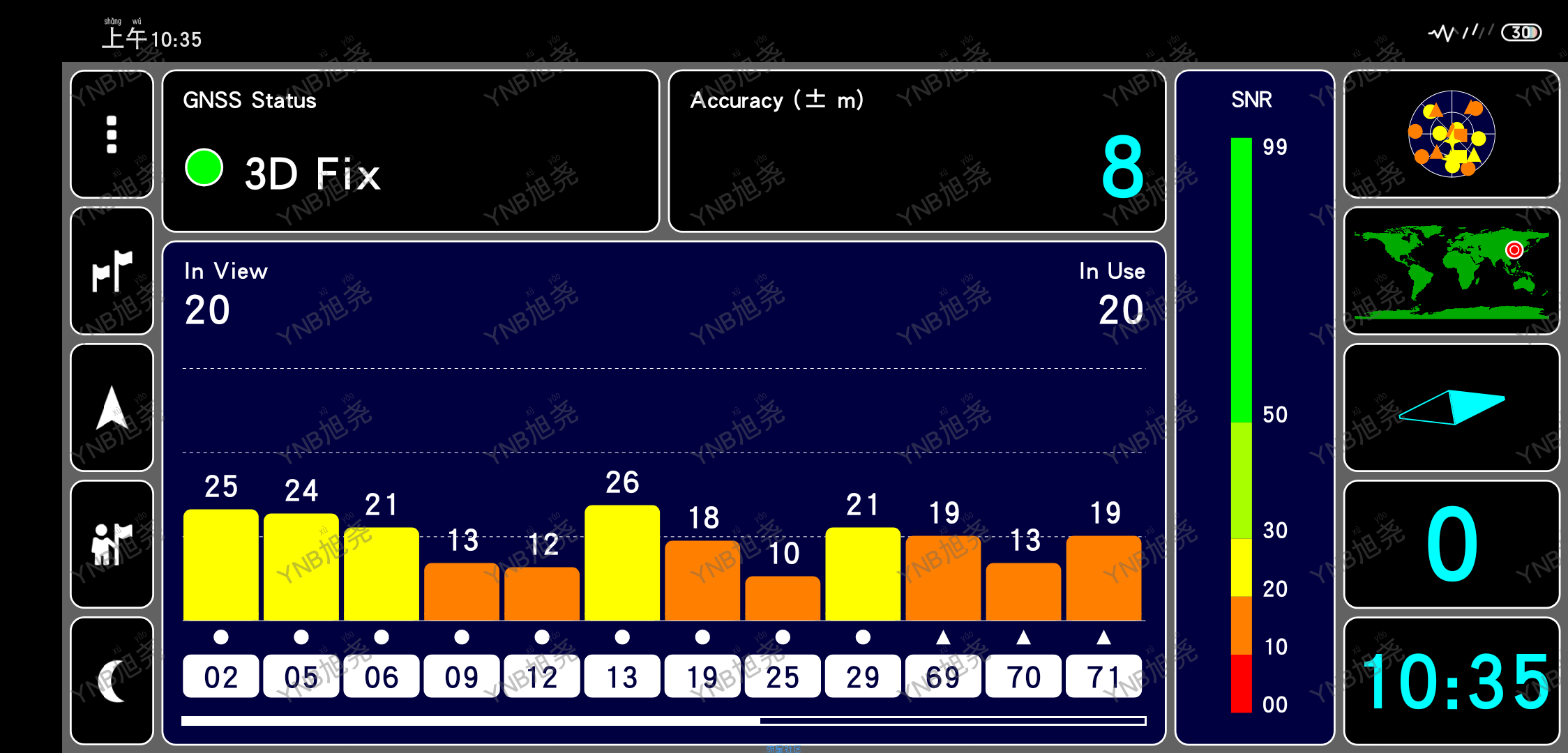 android gps信号检测工具,【分享】GPS Test Plus全球GPS定位卫星信号检测工具