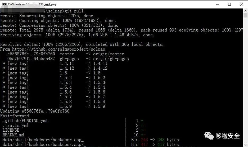 sql數據庫，sqlmap檢測sql注入漏洞