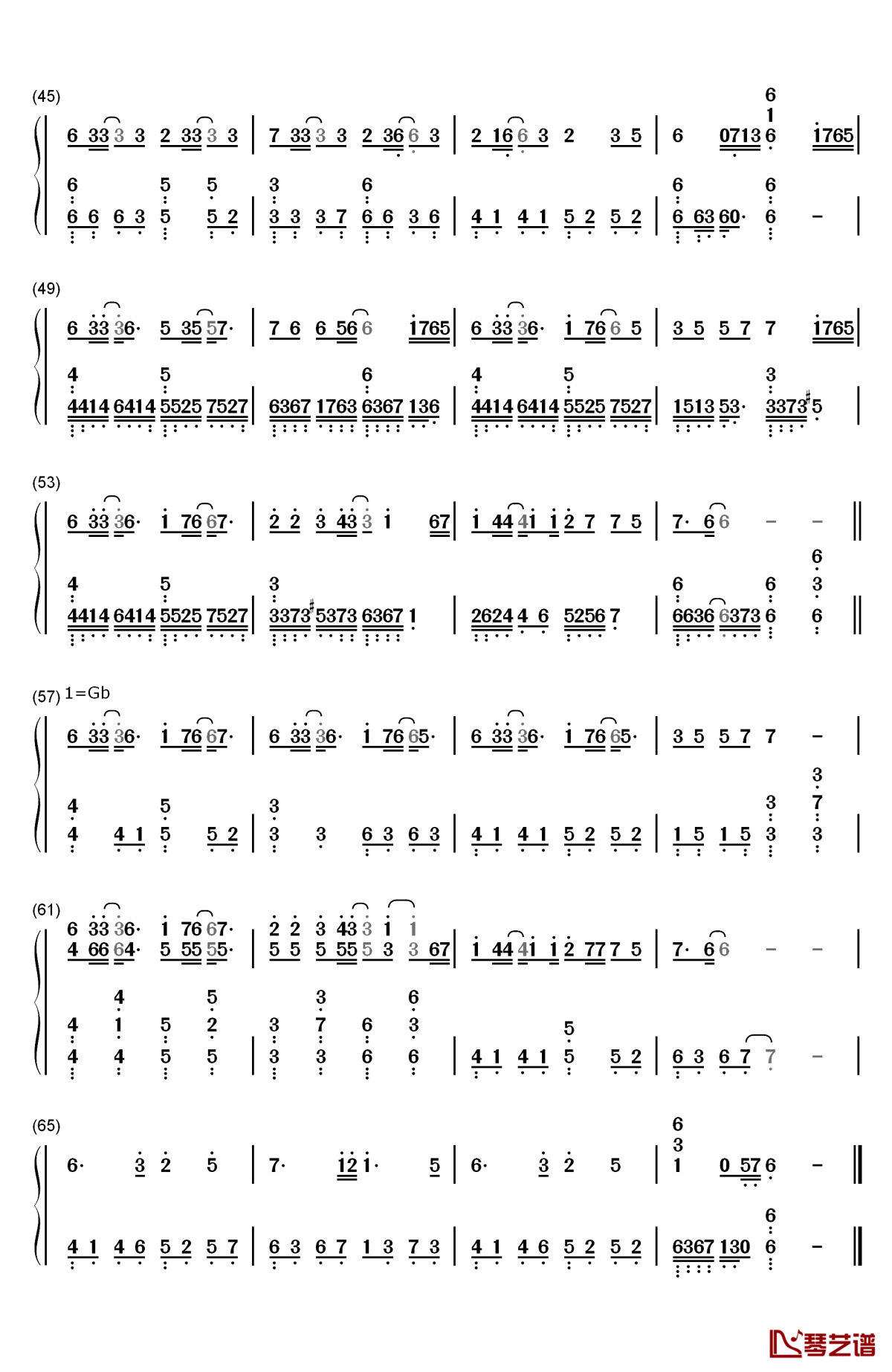 电脑钢琴数字曲谱_简单钢琴曲谱数字(2)