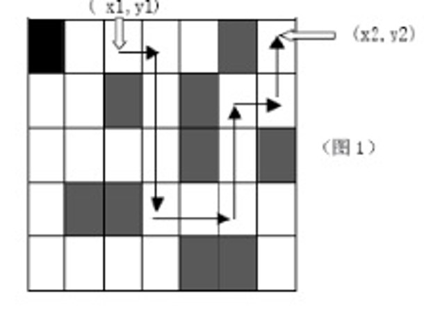 2258: 【搜索】【广度优先】最少转弯问题