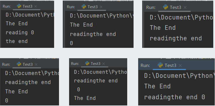 【Python】3.3实现多线程