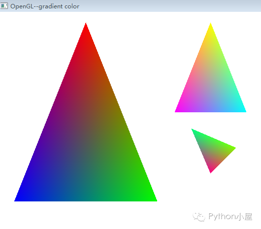 python三角形代碼，Python繪制漸變色三角形