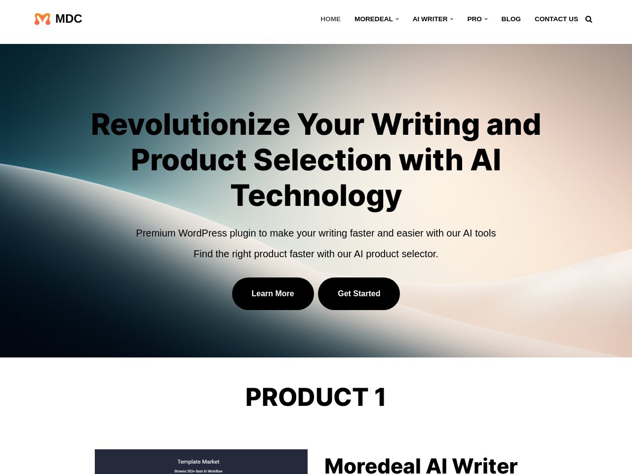 Moredeal AI Writer