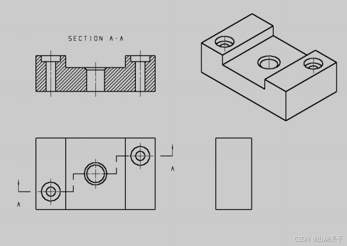 NX 2406 使用剖切线创建剖视图-CSDN博客