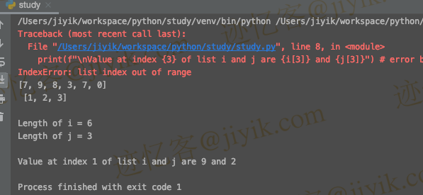 Python 中IndexError: list assignment index out of range 错误解决