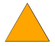 Python Turtle 中的颜色填充三角形