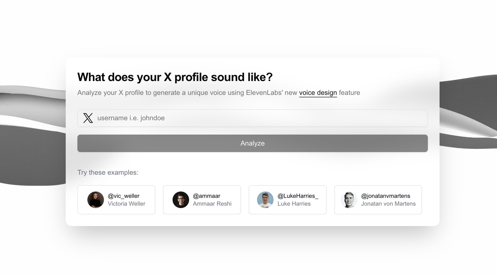 X to Voice